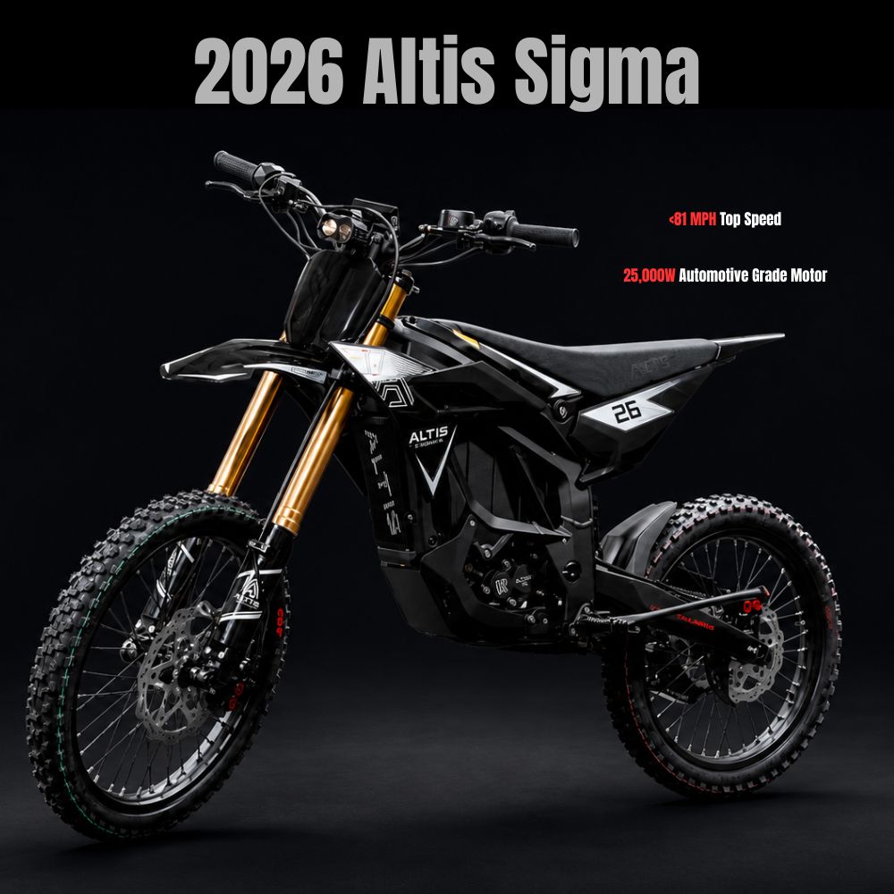 Altis Sigma 2026 Electric Dirt Bike 98V – XMOTOR USA