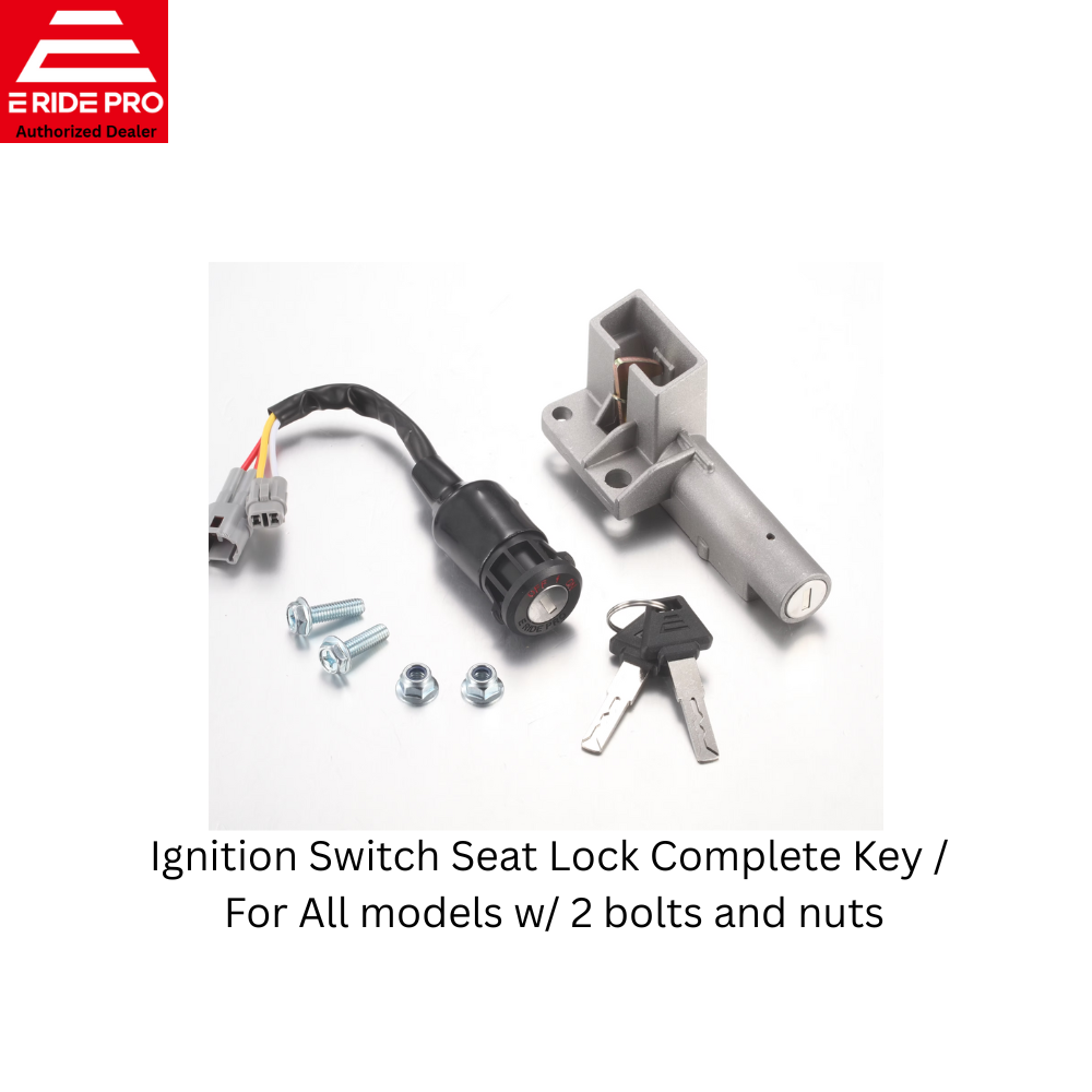 E Ride Pro Parts: Key Ignition Switch +Seat Lock