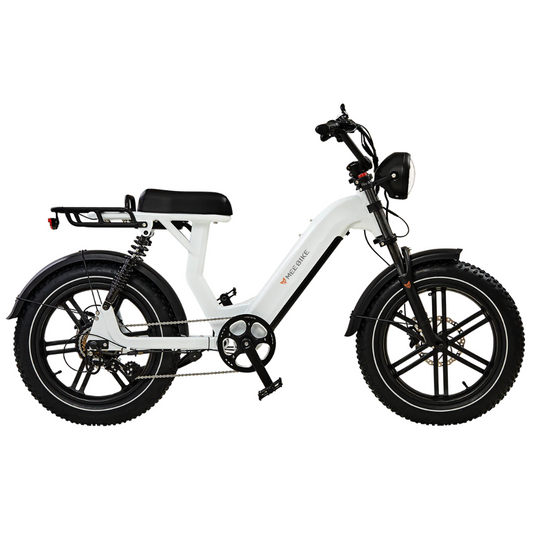 Meebike Gallop Step-Thru White eBike (Free Ship PROMO!)
