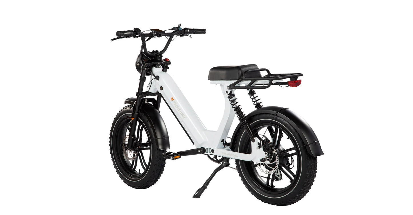 Meebike Gallop Step-Thru White eBike (Free Ship PROMO!)