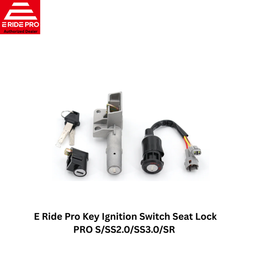 E Ride Pro Parts: Key Ignition Switch +Seat Lock (Exclude Mini)